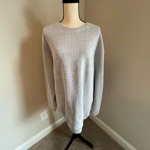 Women's Light Gray Crewneck Sweater